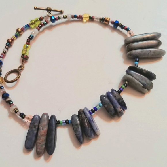 Handmade Semi-Precious Stone Anklet - Picture 1 of 3